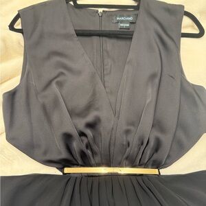 Marciano Gray Sheath V-Neck Cocktail Dress